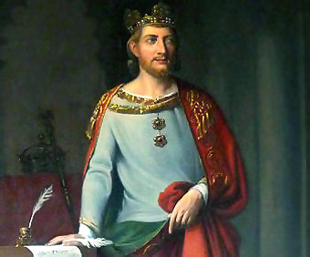 Alfonso X el Sabio, hijo de Fernando III el Santo y hermano del infante Don Fadrique